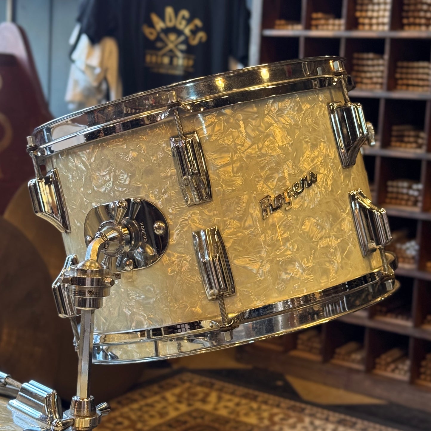 VINTAGE 1960's Rogers Cleveland Era "Holiday" Outfit in White Marine Pearl