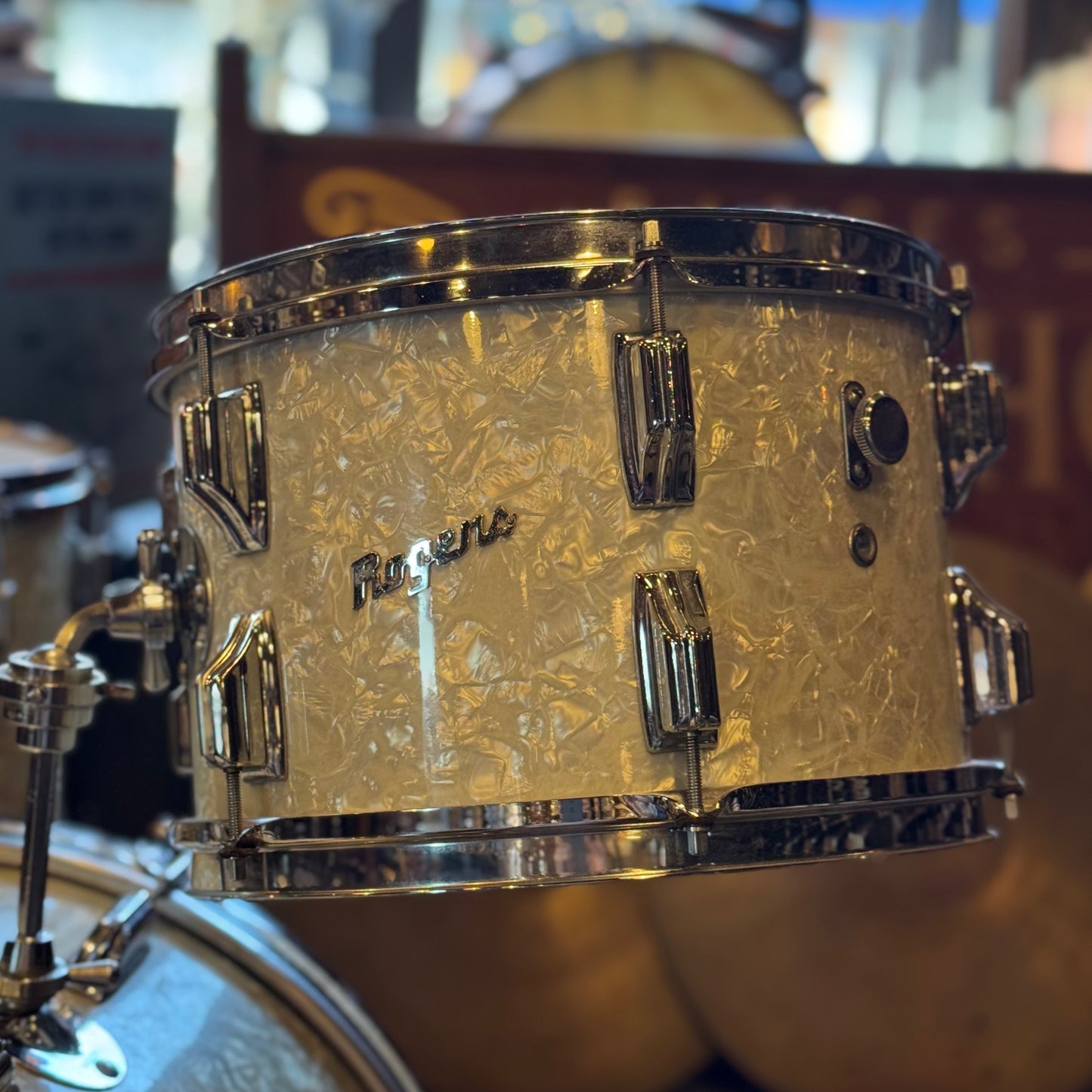 VINTAGE 1960's Rogers Cleveland Era "Holiday" Outfit in White Marine Pearl