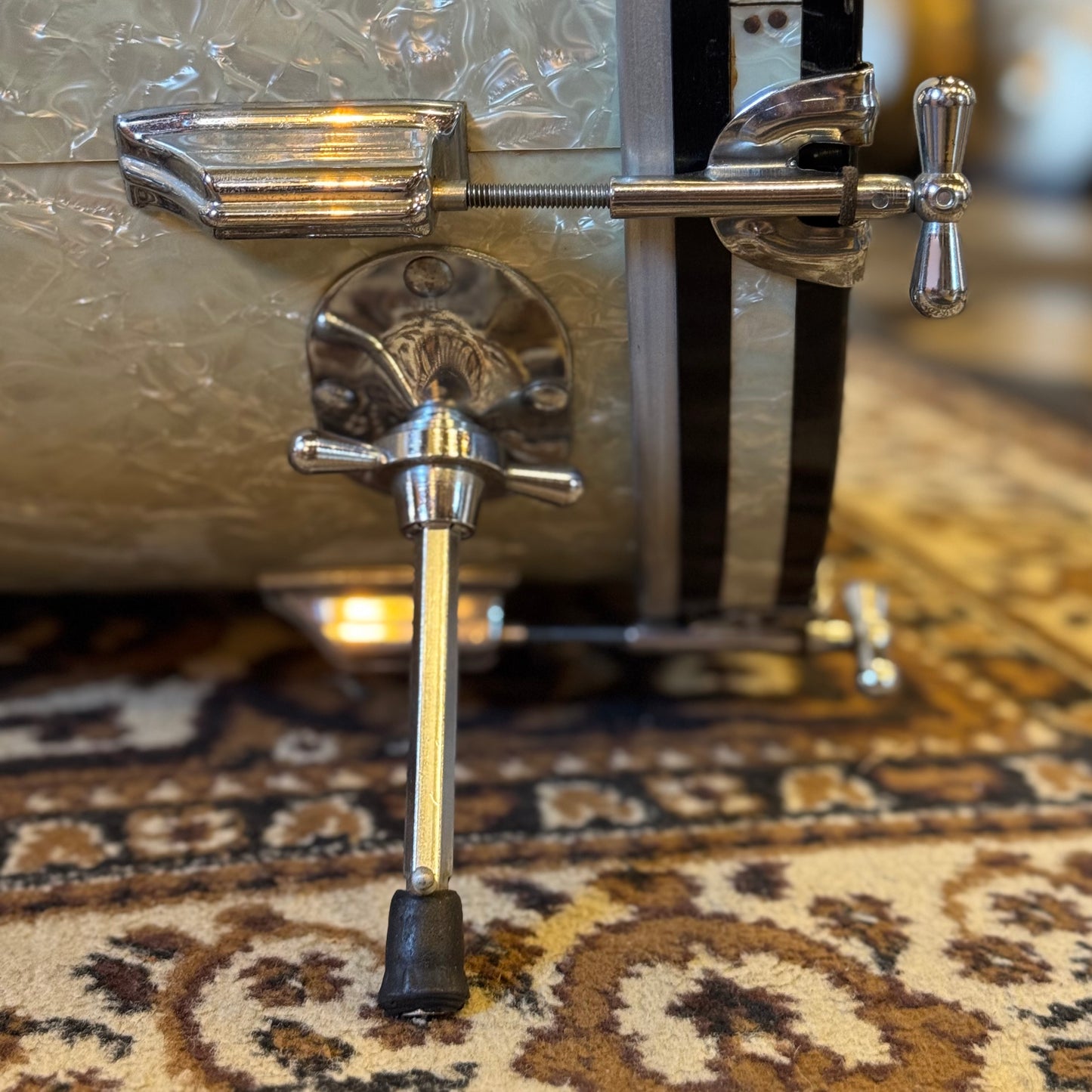 VINTAGE 1960's Rogers Cleveland Era "Holiday" Outfit in White Marine Pearl