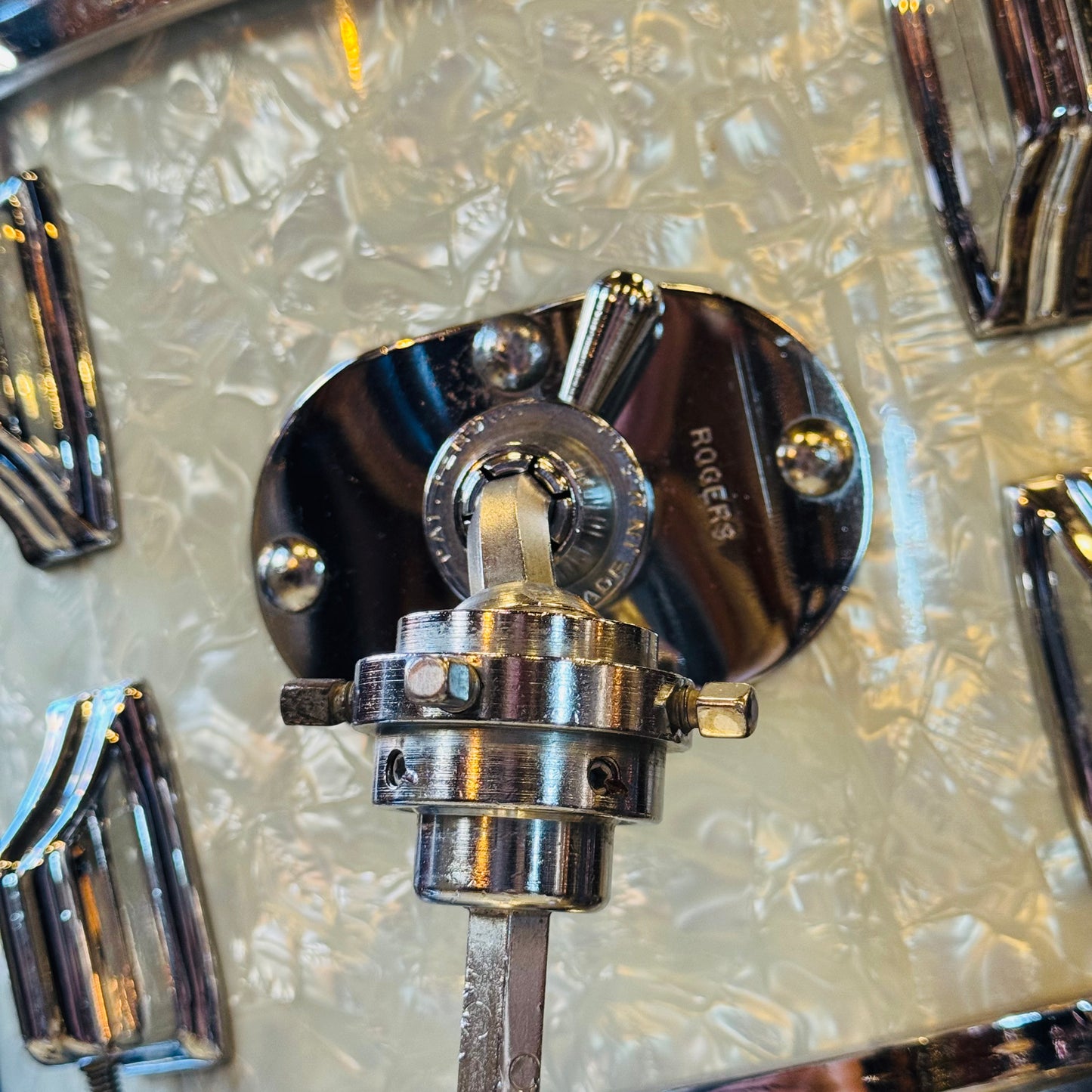 VINTAGE 1960's Rogers Cleveland Era "Holiday" Outfit in White Marine Pearl