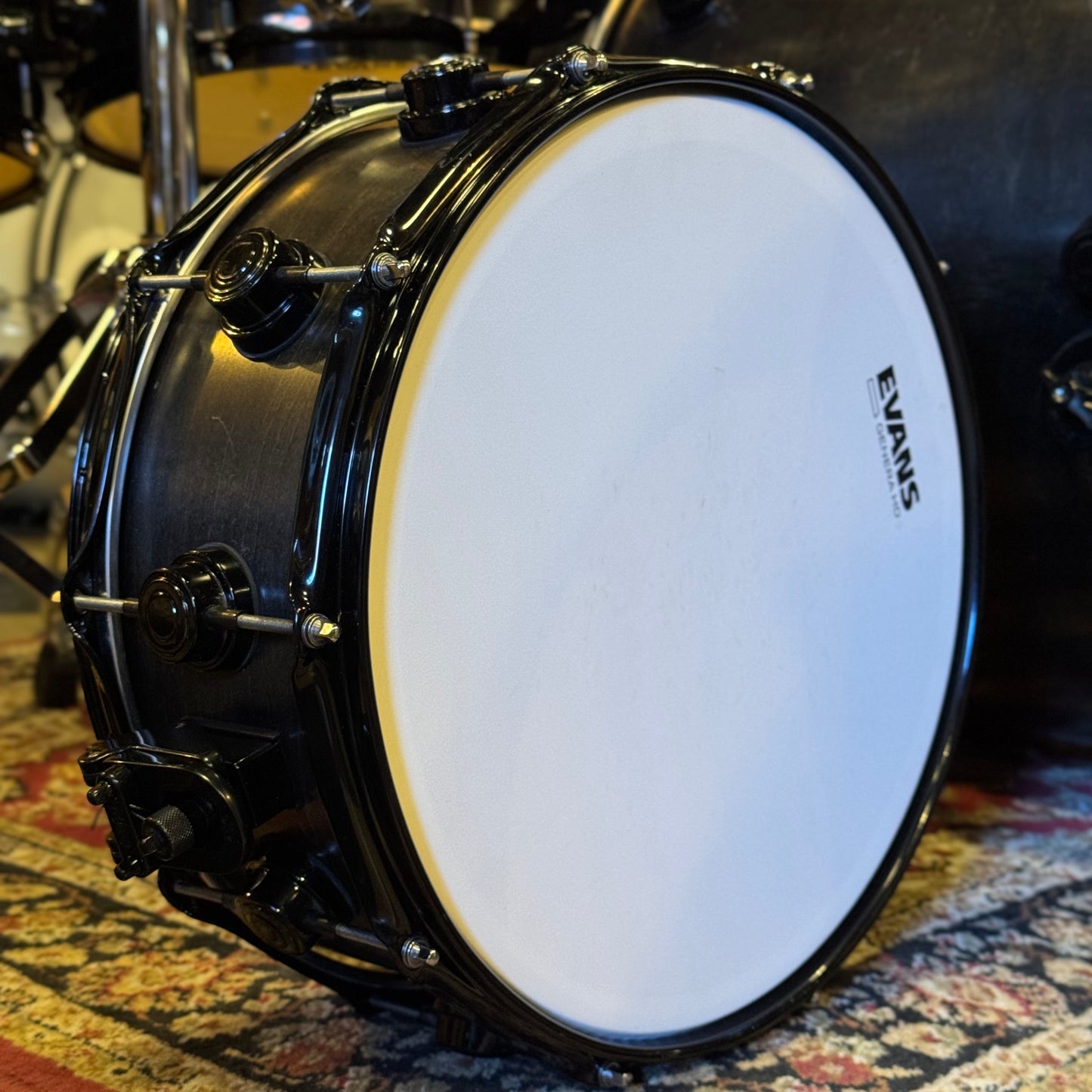 USED 1999-00 DW Pre-Collectors Series in Satin Ebony w/ Black Chrome Hardware - 18x22, 8x10, 8x10, 9x12, 12x14, 14x16, 5.5x14