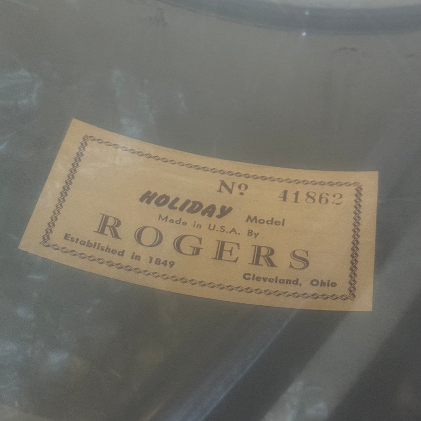 VINTAGE 1960's Rogers Cleveland Era "Holiday" Outfit in White Marine Pearl