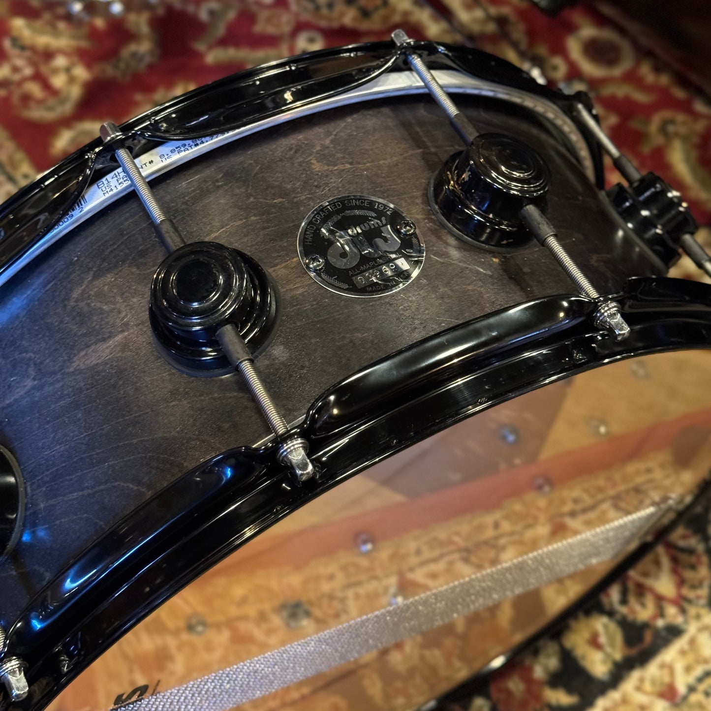 USED 1999-00 DW Pre-Collectors Series in Satin Ebony w/ Black Chrome Hardware - 18x22, 8x10, 8x10, 9x12, 12x14, 14x16, 5.5x14