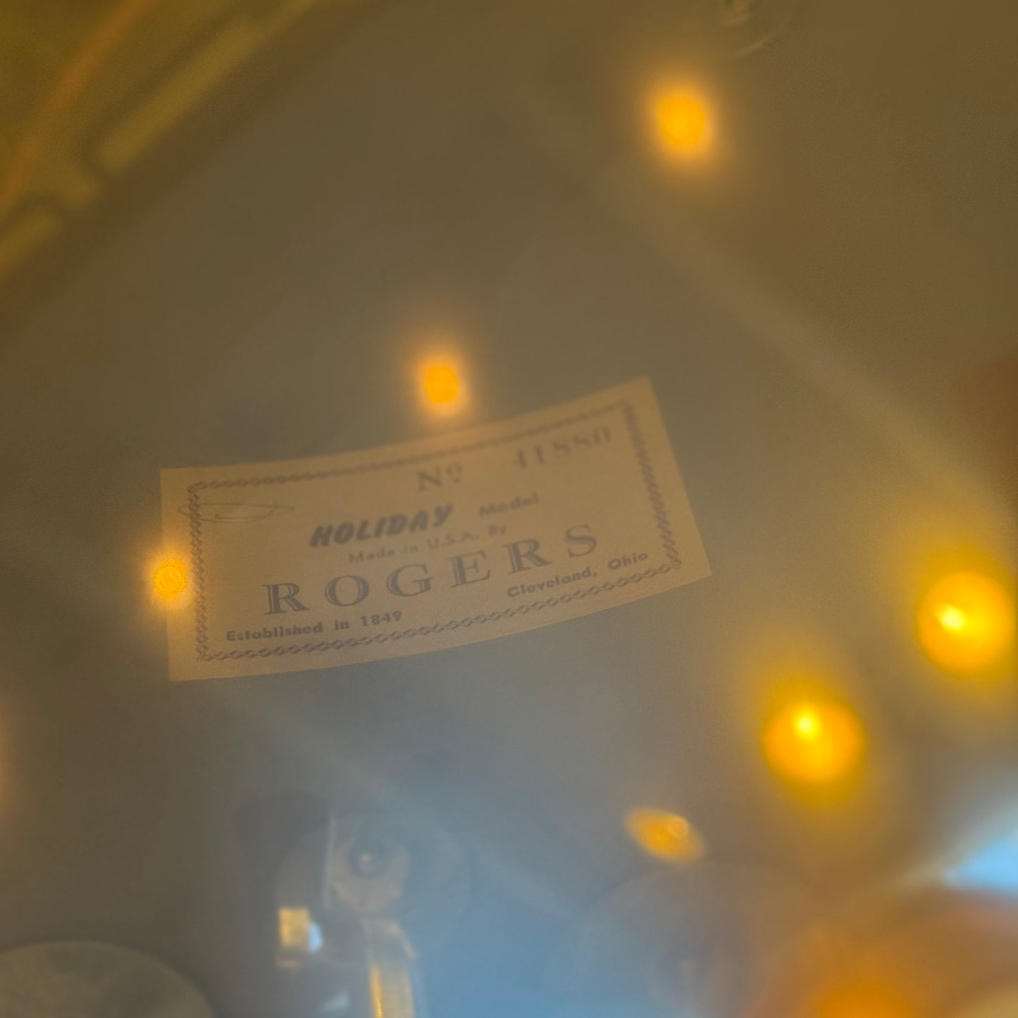 VINTAGE 1960's Rogers Cleveland Era "Holiday" Outfit in White Marine Pearl