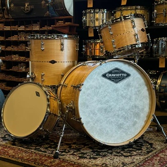 NEW Craviotto Custom Shop Maple in Satin Natural Oil - 14x20/8x12/14x14/5.5x14