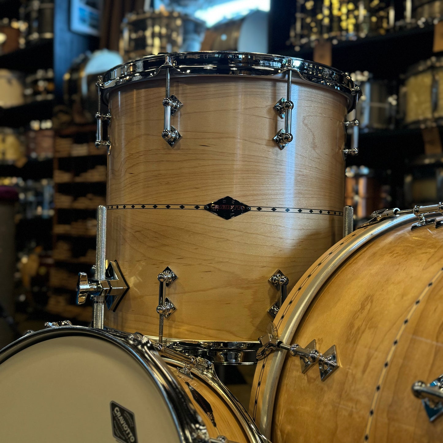 NEW Craviotto Custom Shop Maple in Satin Natural Oil - 14x20/8x12/14x14/5.5x14