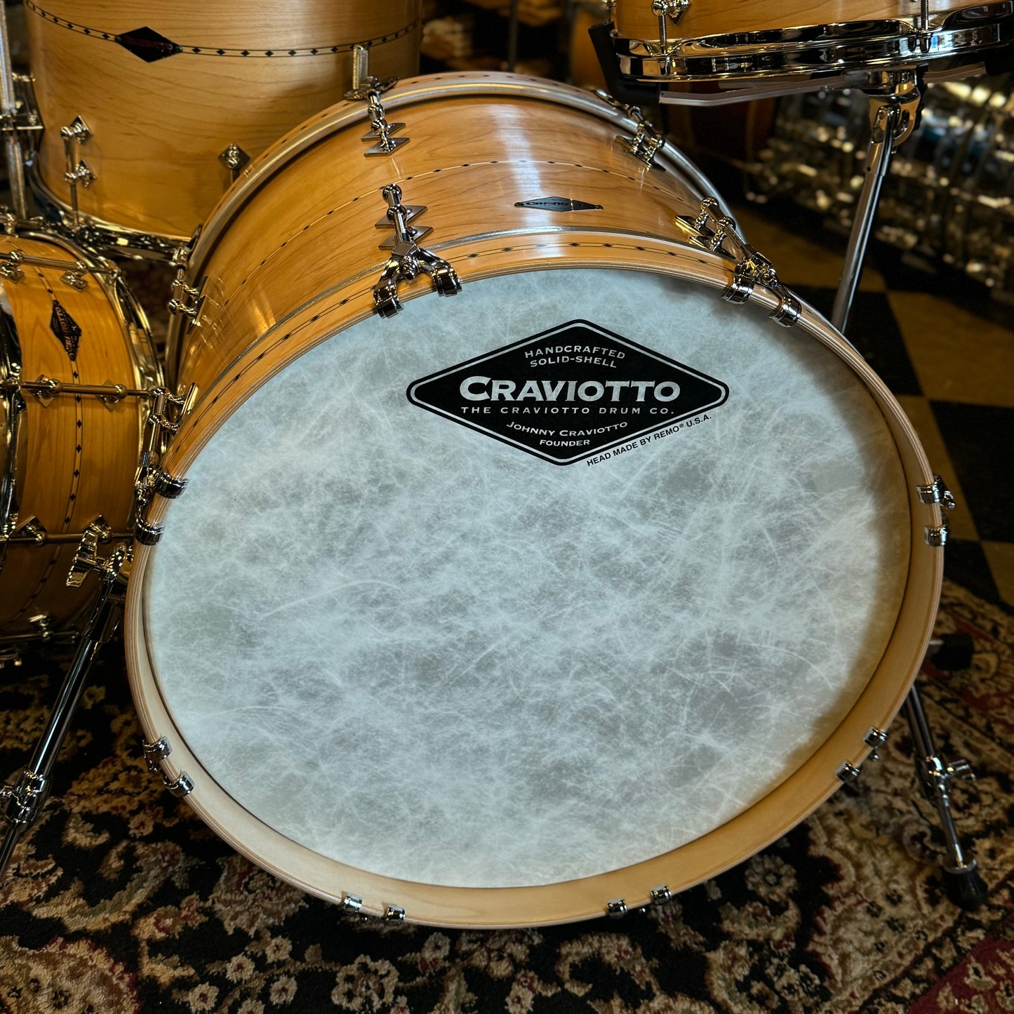 NEW Craviotto Custom Shop Maple in Satin Natural Oil - 14x20/8x12/14x14/5.5x14