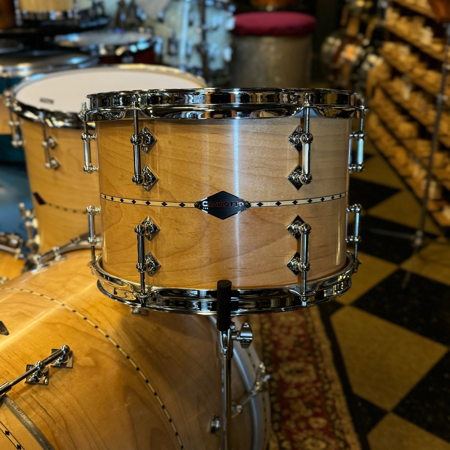 NEW Craviotto Custom Shop Maple in Satin Natural Oil - 14x20/8x12/14x14/5.5x14