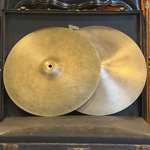 VINTAGE 1950's A. Zildjian 15" Hi-Hat Cymbals - 1032/1438g