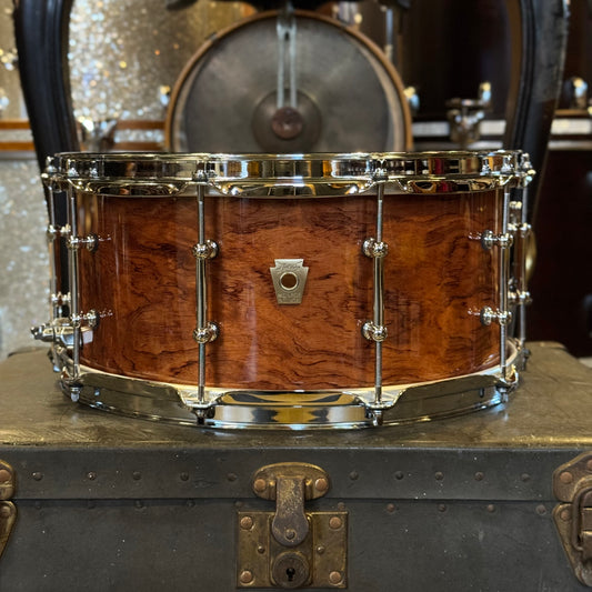 NEW Ludwig 6.5x14 Classic Maple Snare Drum in Bubinga Gloss w/ Tube Lugs