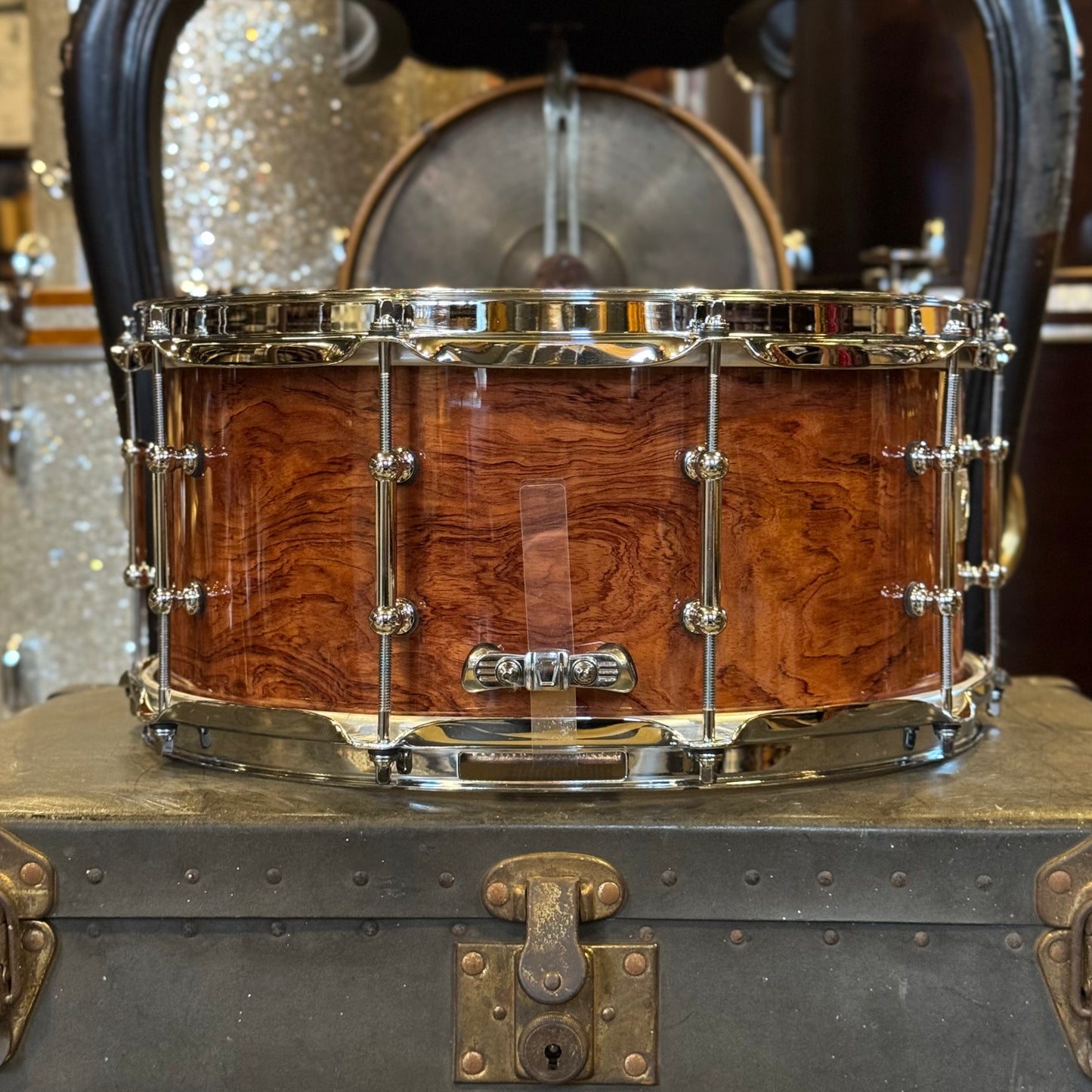 NEW Ludwig 6.5x14 Classic Maple Snare Drum in Bubinga Gloss w/ Tube Lugs