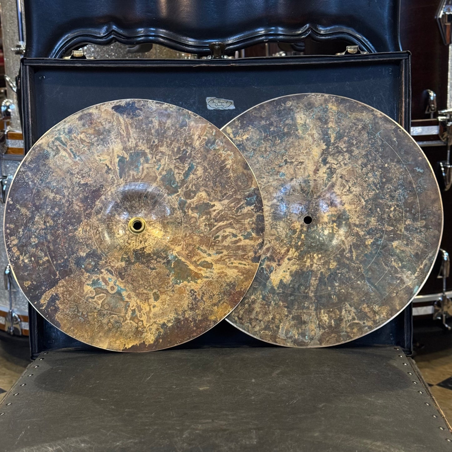 USED Quiqeg 15" Gollum Hi Hats - 950/1206