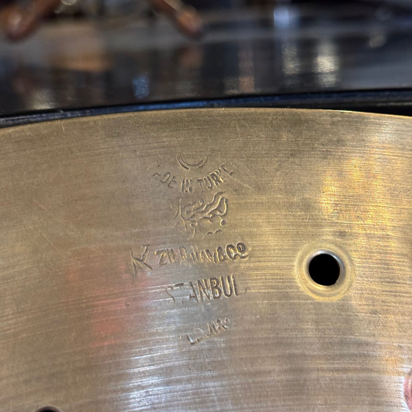 VINTAGE 1949-1950 K. Zildjian Istanbul 22" Old Stamp IIb Ride Cymbal - 2270g