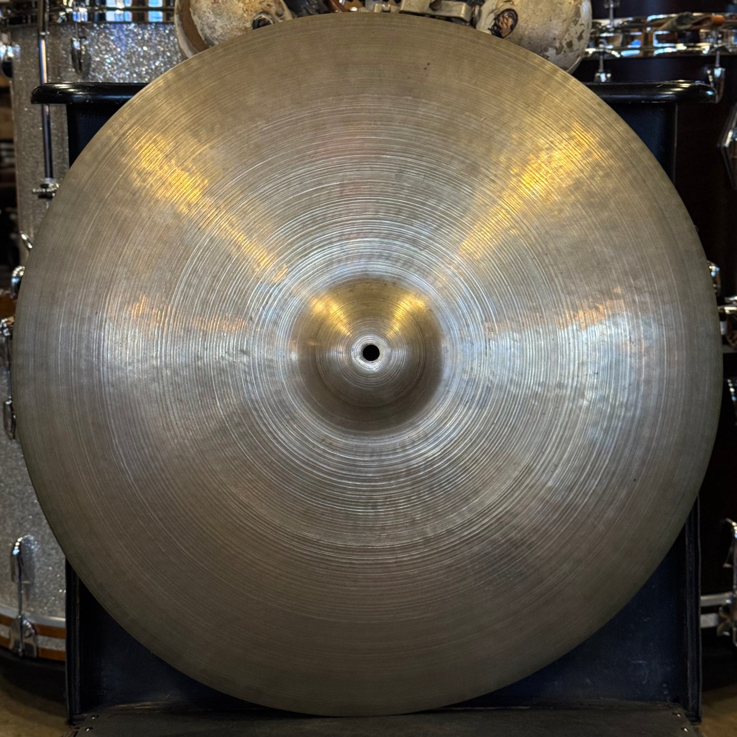 VINTAGE 1940's-50's A. Zildjian 24" Transition Stamp Ride Cymbal - 3302g