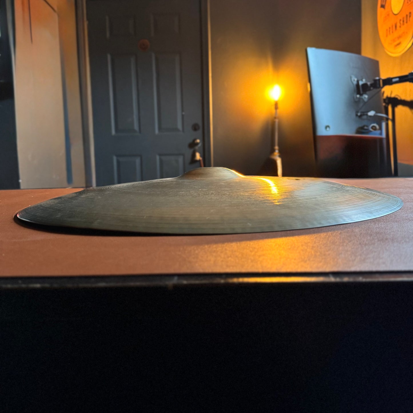 VINTAGE 1940's-50's A. Zildjian 24" Transition Stamp Ride Cymbal - 3302g