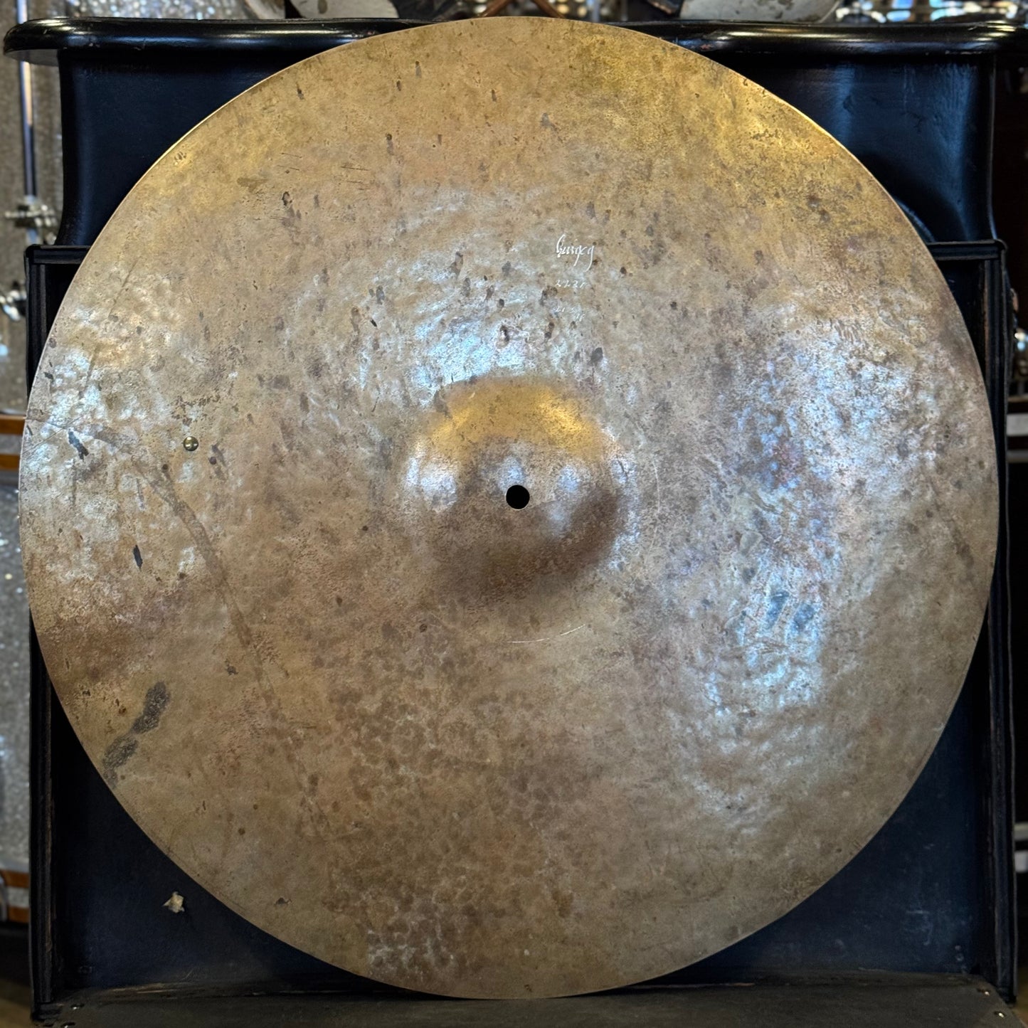 USED Quiqeg 21 5/16" Gollum Ride Cymbal w/ One Rivet - 2234g