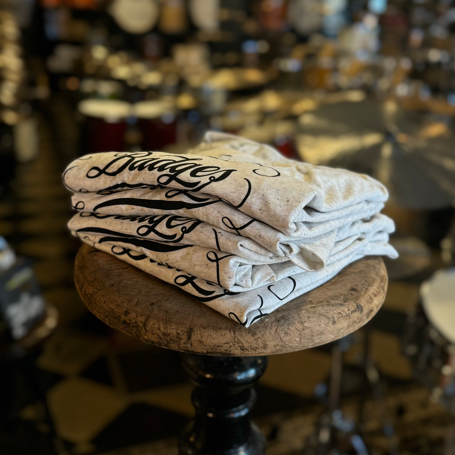 Badges Drum Shop T-Shirt - short sleeve