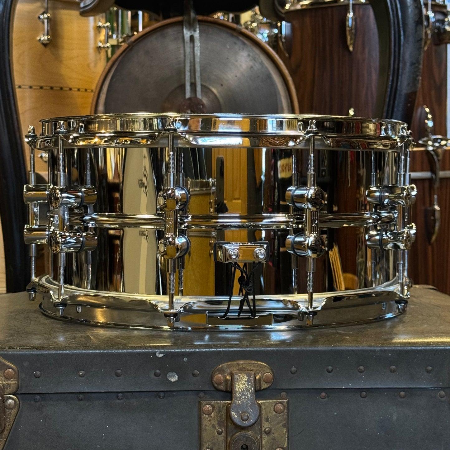 NEW Sonor 6.5x14 Kompressor Steel Snare Drum