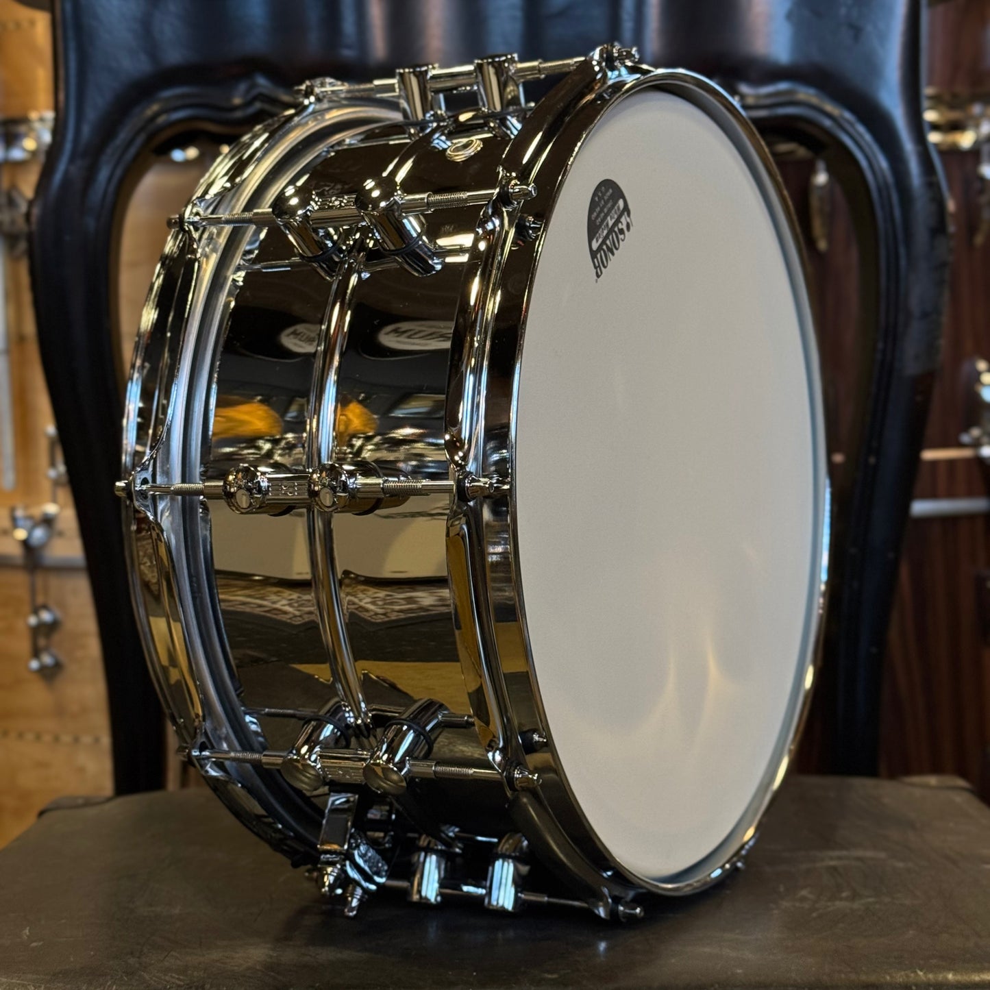 NEW Sonor 6.5x14 Kompressor Steel Snare Drum