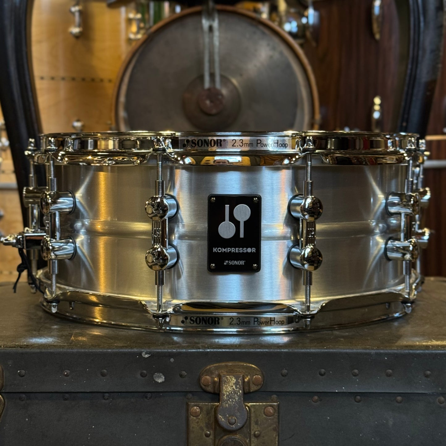 NEW Sonor 5.75x14 Kompressor Aluminum Snare Drum