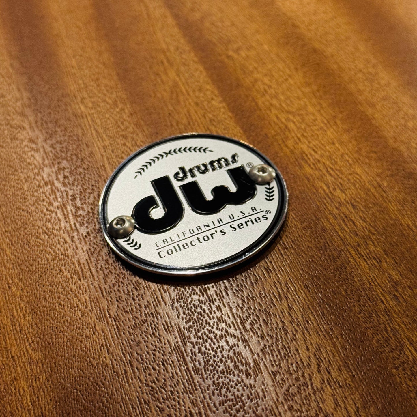 NEW DW Collector's Series Maple Mahogany Drum Set in Natural Satin Oil over Mahogany - 18x22, 7x10, 8x12, 12x14, 14x16