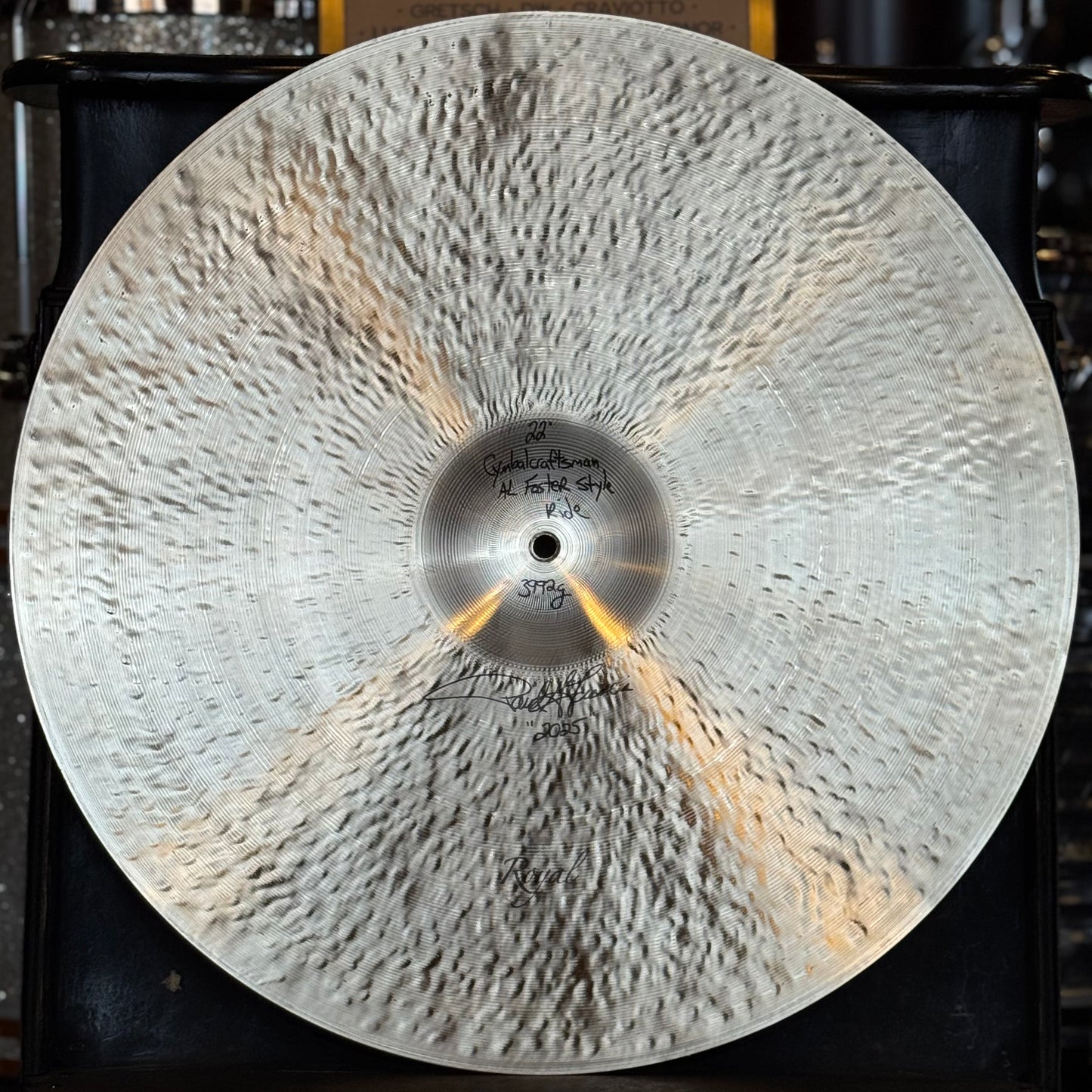 NEW Royal Cymbals 22" Cymbal Craftsman Al Foster Style Ride - 3992g
