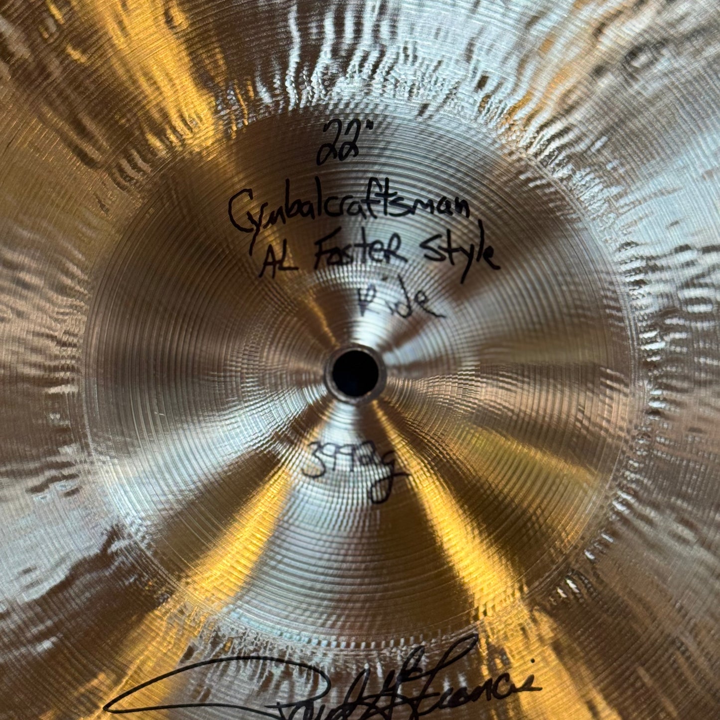 NEW Royal Cymbals 22" Cymbal Craftsman Al Foster Style Ride - 3992g