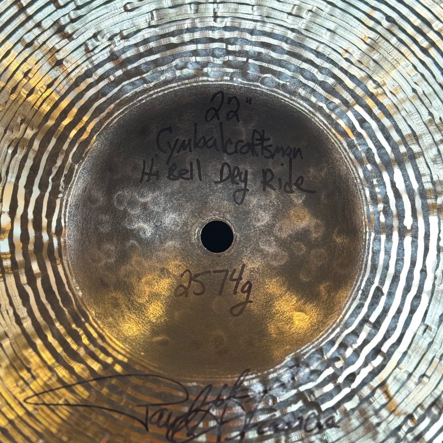 NEW Royal Cymbals 22" Cymbal Craftsman High Bell Dry Ride - 2574g