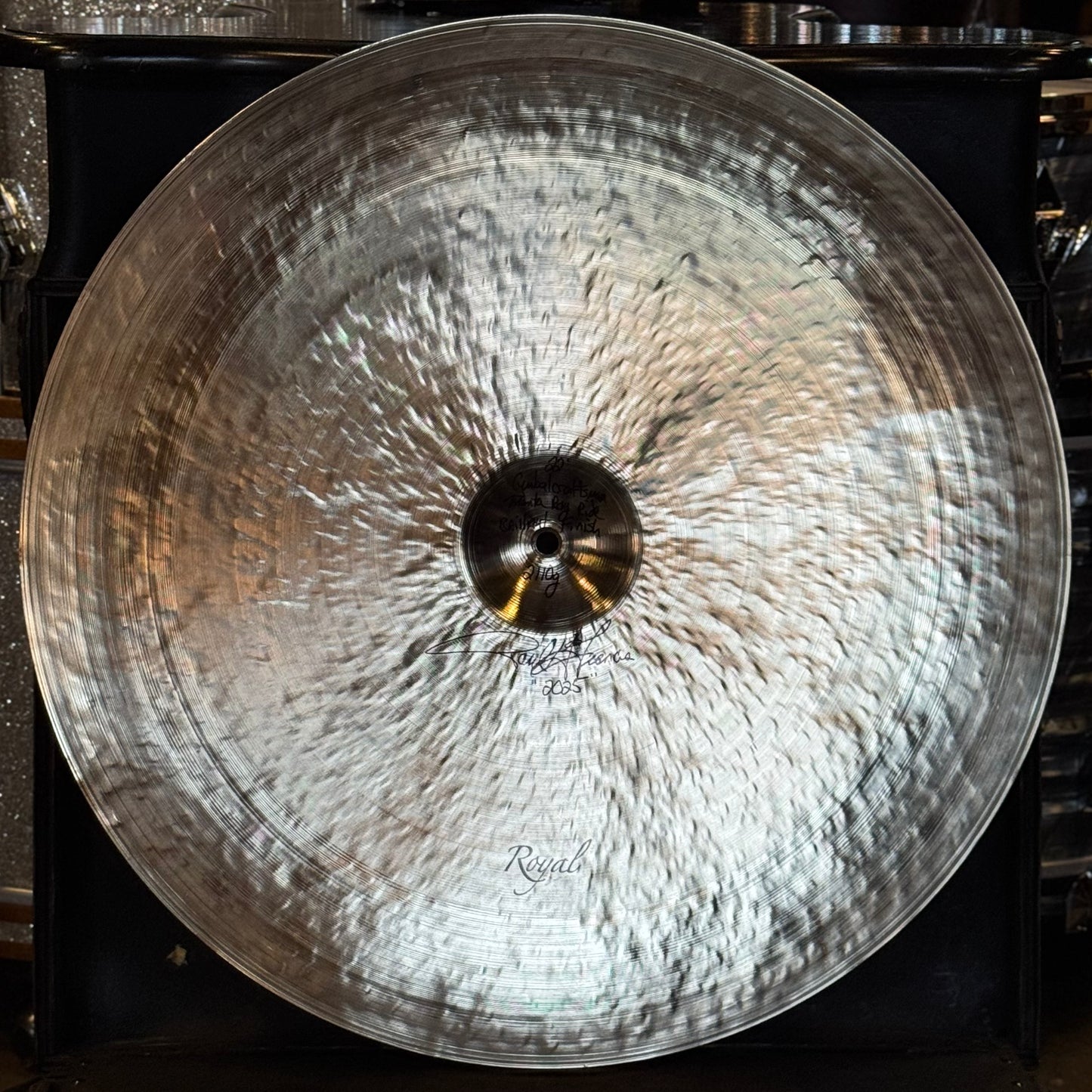 NEW Royal Cymbals 22" Cymbal Craftsman Manta Ray Brilliant Ride - 2110g