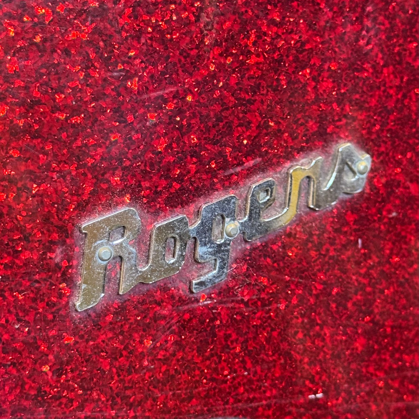 VINTAGE 1960's Rogers "Mercury" Model 14x20 Bass Drum Shell in Red Sparkle