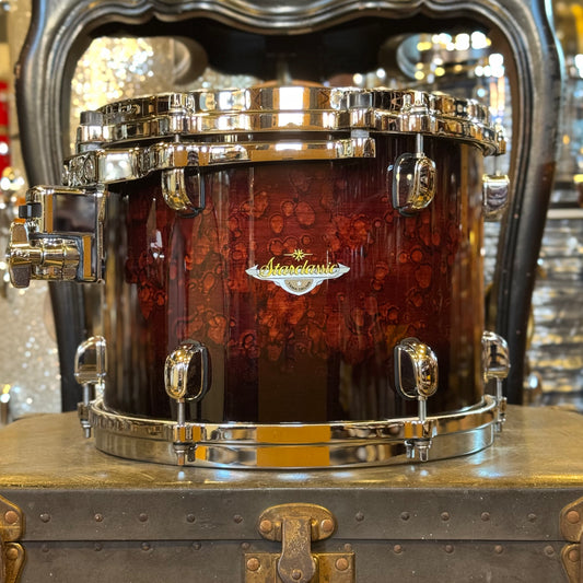 USED Tama 9x12 Starclassic Bubinga Tom in Volcanic Red Lacquer - 2018