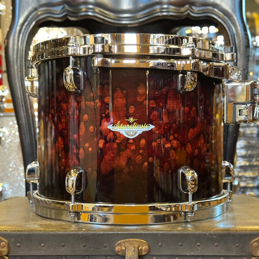 USED Tama 10x13 Starclassic Bubinga Tom in Volcanic Red Lacquer - 2018
