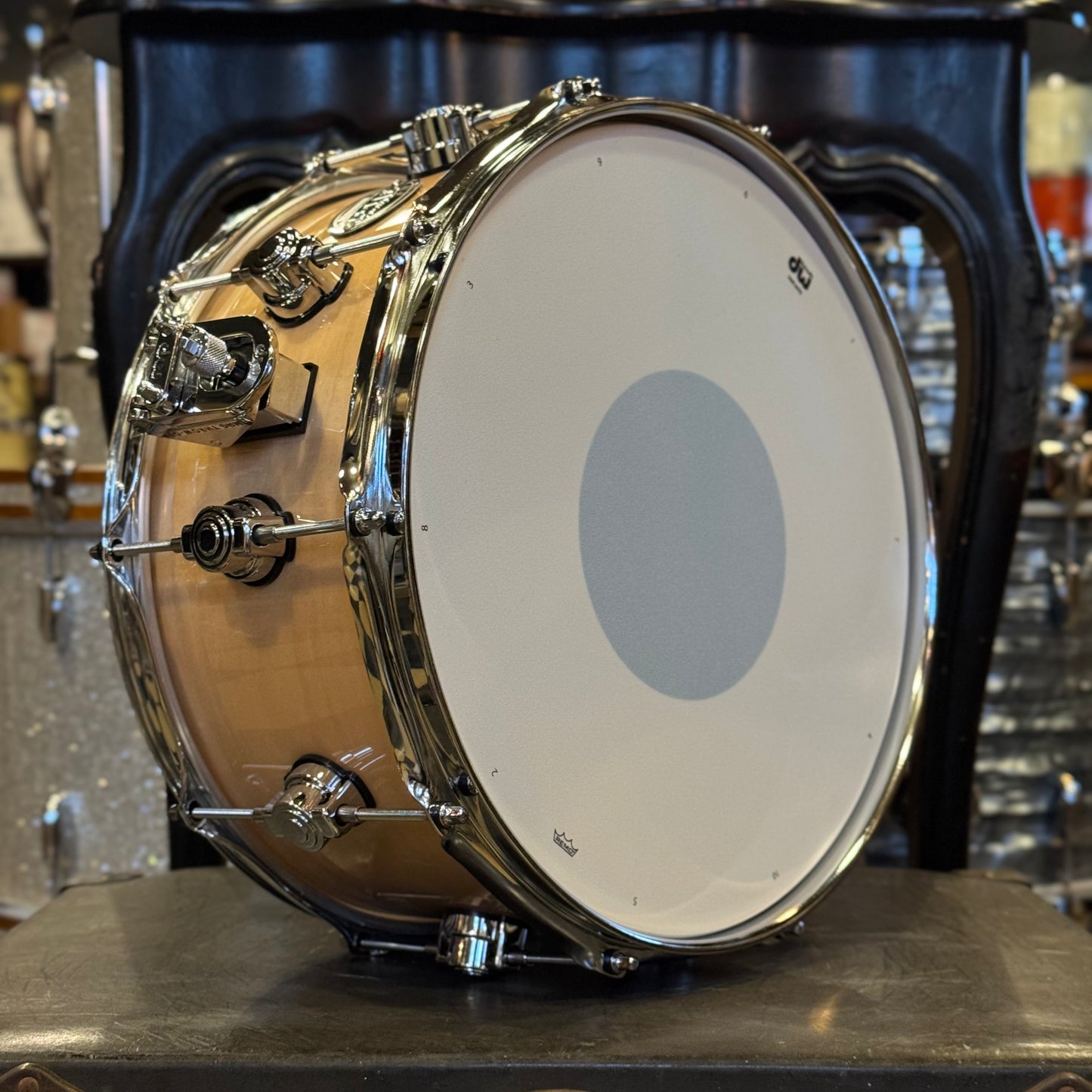 NEW DW 6.5x14 Performance Series Snare Drum in Natural Lacquer