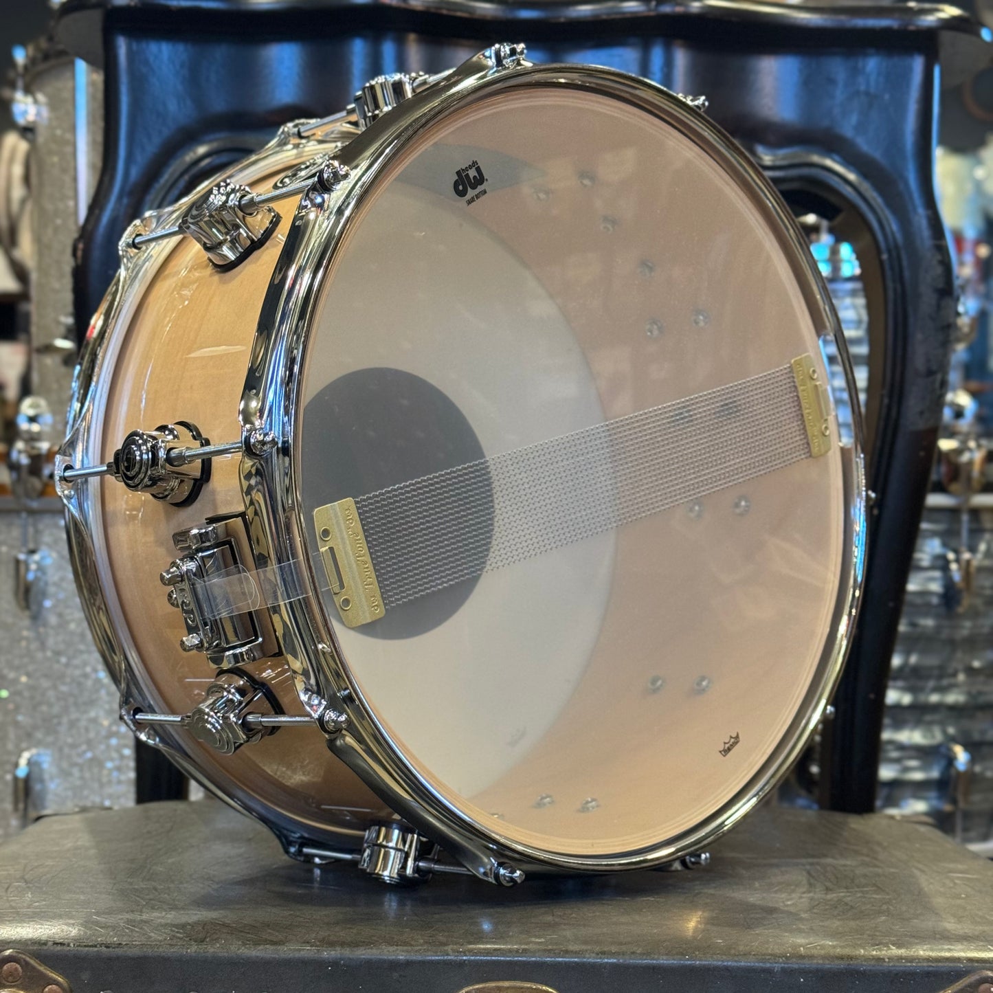 NEW DW 6.5x14 Performance Series Snare Drum in Natural Lacquer