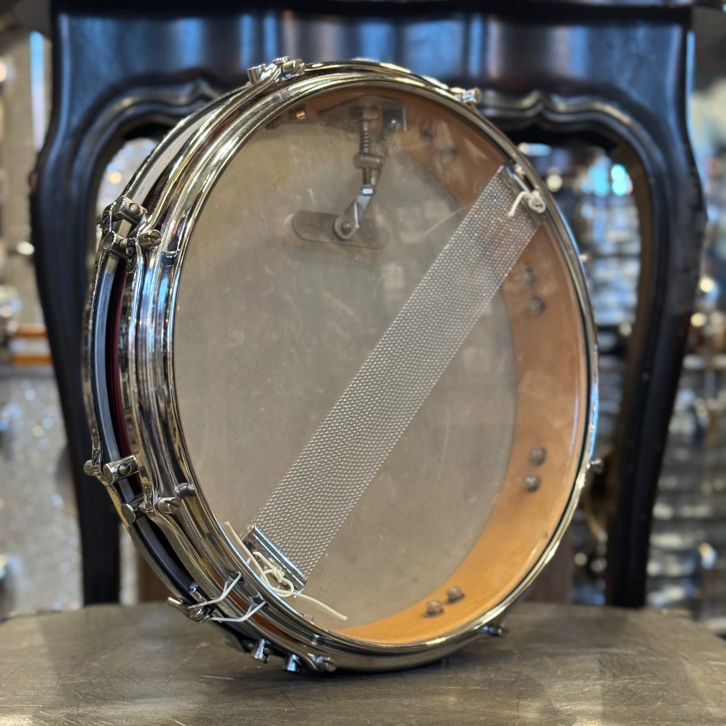 VINTAGE 1950's Sonor 2.5x14 D472 Pancake Snare Drum in Red Oyster