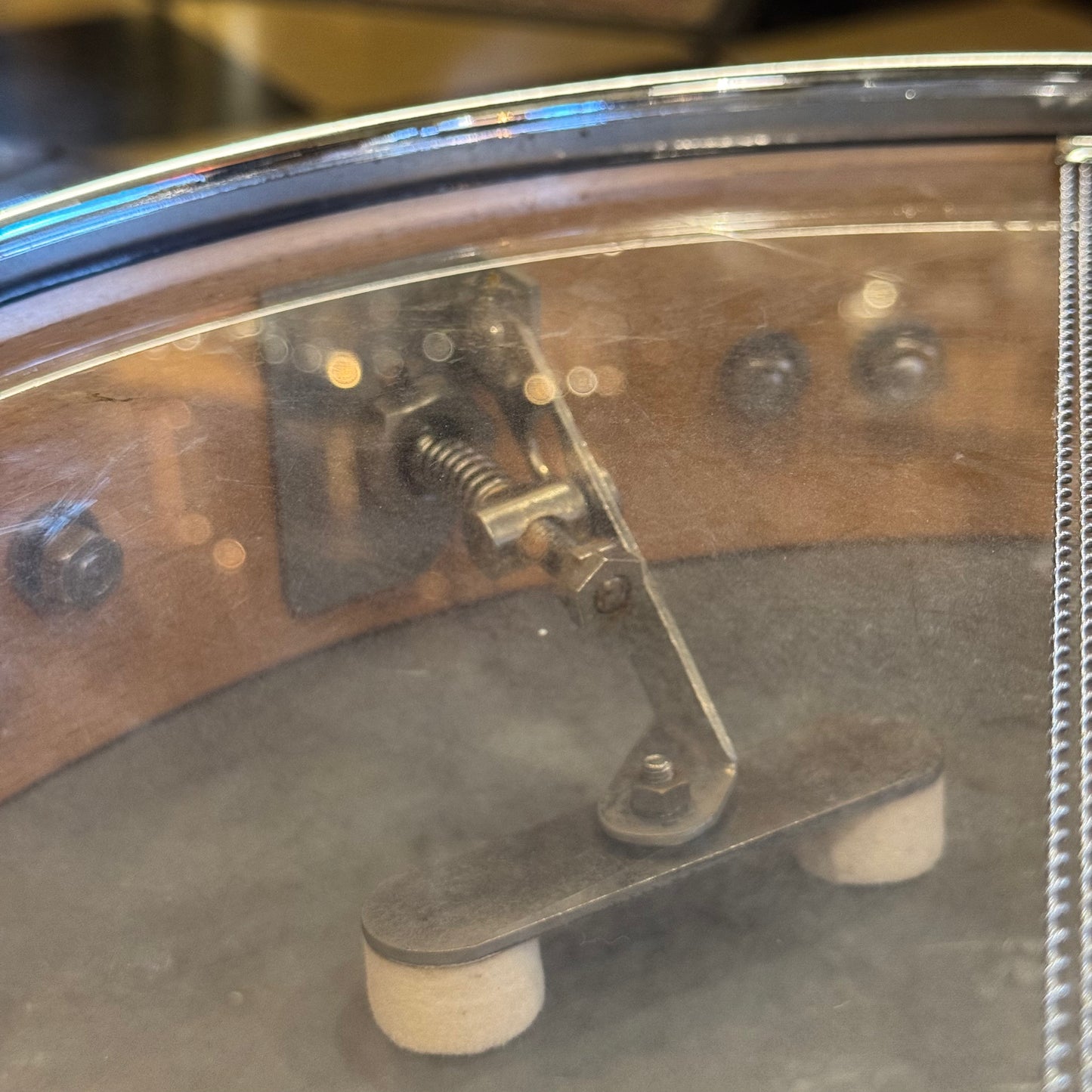 VINTAGE 1950's Sonor 2.5x14 D472 Pancake Snare Drum in Red Oyster