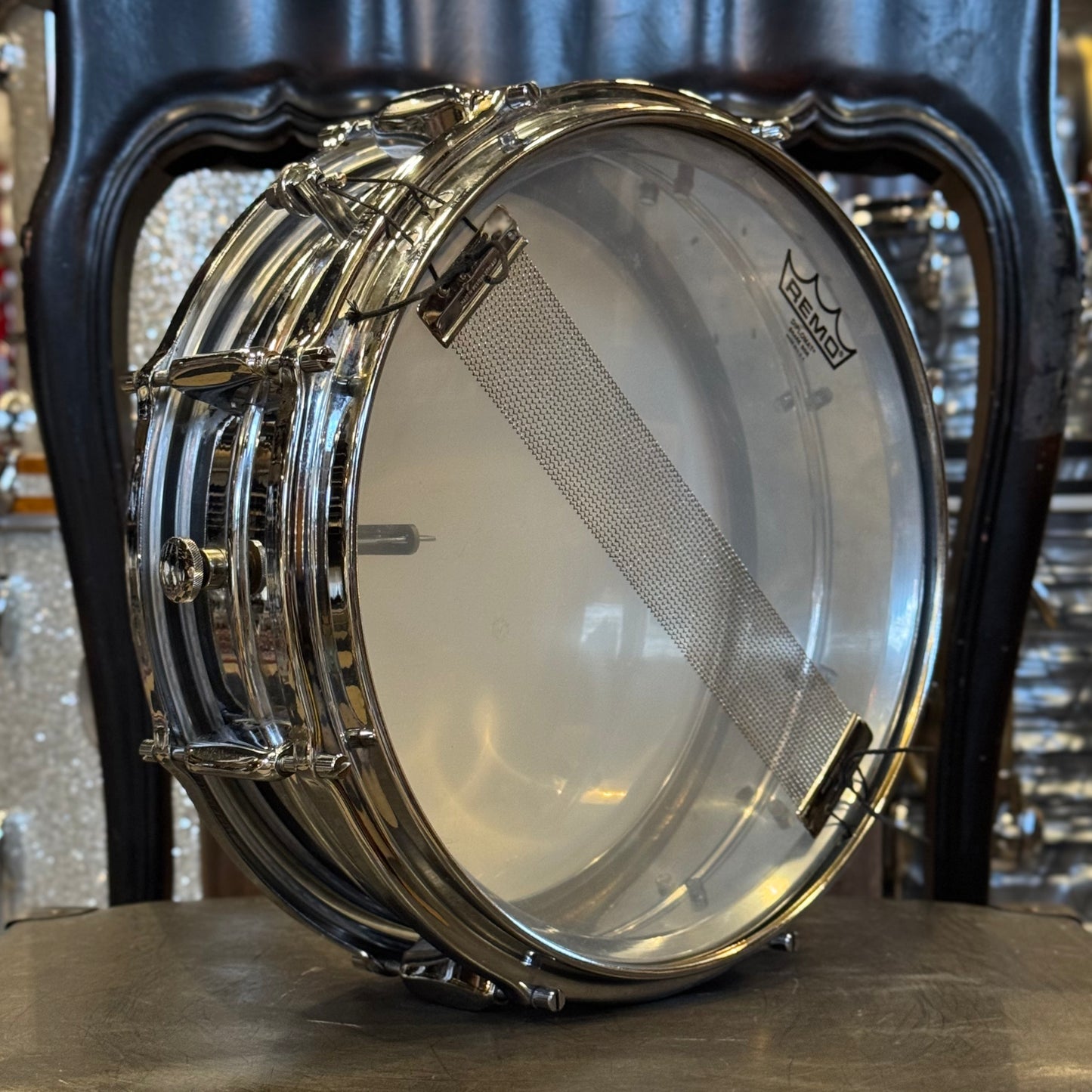 VINTAGE 1960's Sonor 5x14 D444 All Metal Teardrop 8-Lug Snare Drum