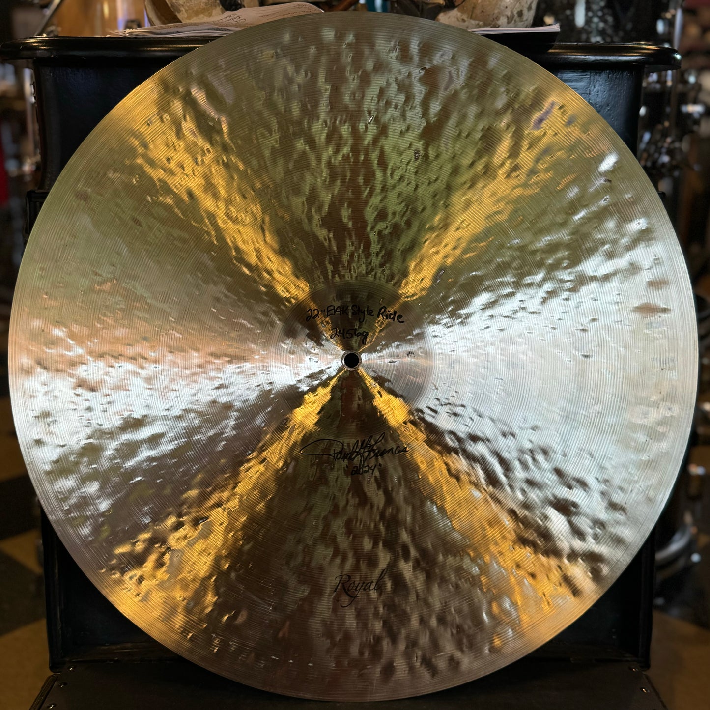 NEW Royal Cymbals 22" Cymbal Craftsman EAK Style Ride - 2466g