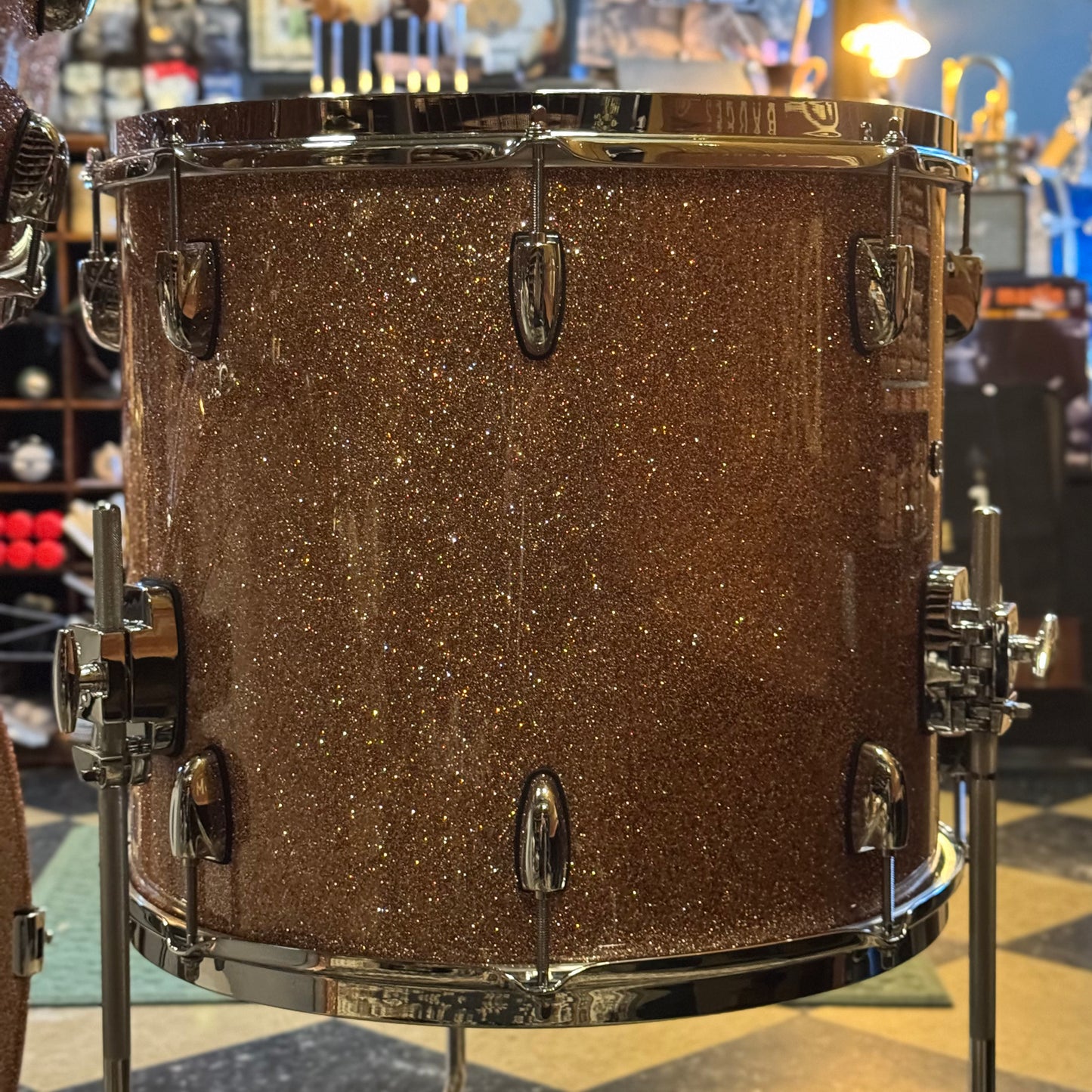 NEW Gretsch Renown RN2 Drum Set in Champagne Sparkle Lacquer - 18x22, 7x10, 8x12, 14x16