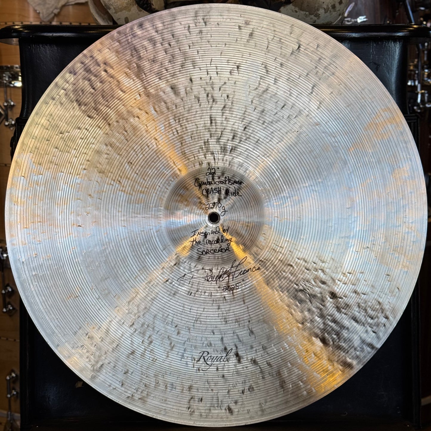 NEW Royal Cymbals 22" Cymbal Craftsman "Sorcerer" Crash-Ride - 2370g