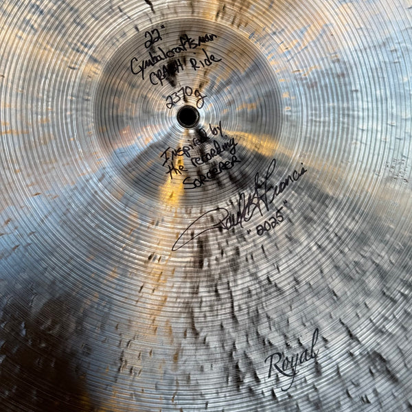 NEW Royal Cymbals 22" Cymbal Craftsman "Sorcerer" Crash-Ride - 2370g