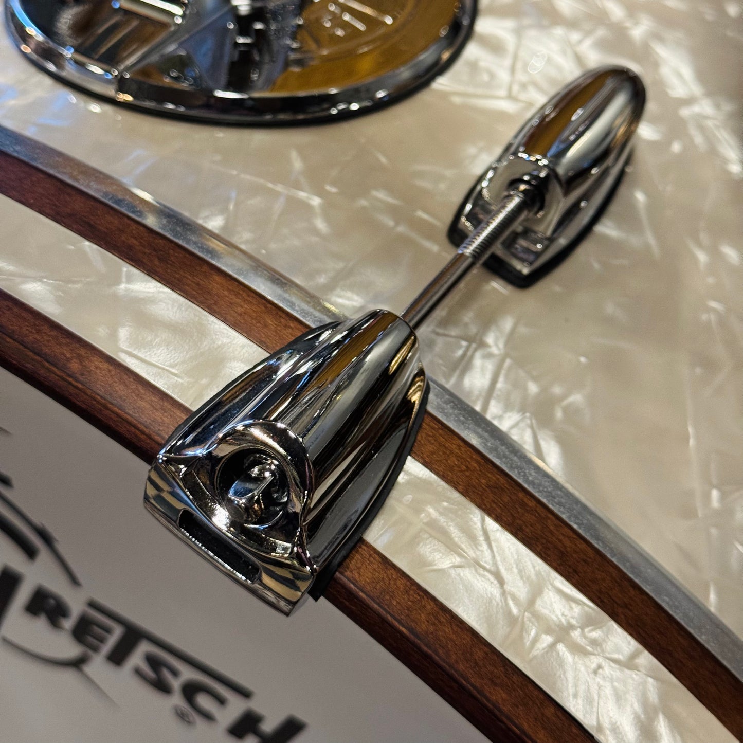USED Gretsch Renown RN2 Drum Set in Vintage Marine Pearl - 14x24, 9x13, 16x16