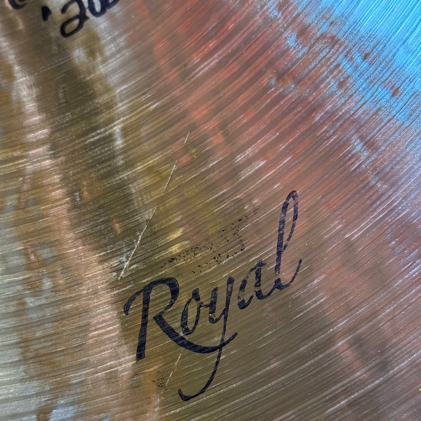 NEW Royal Cymbals 20" "Kind of Blue" 1950's Style Royal Ride - 2018g