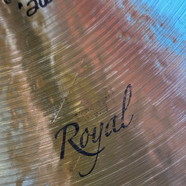 NEW Royal Cymbals 20" "Kind of Blue" 1950's Style Royal Ride - 2018g