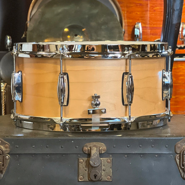 NEW Gretsch 6.5x14 Brooklyn Snare Drum in Satin Natural w/ Tone Control & Microsensitive