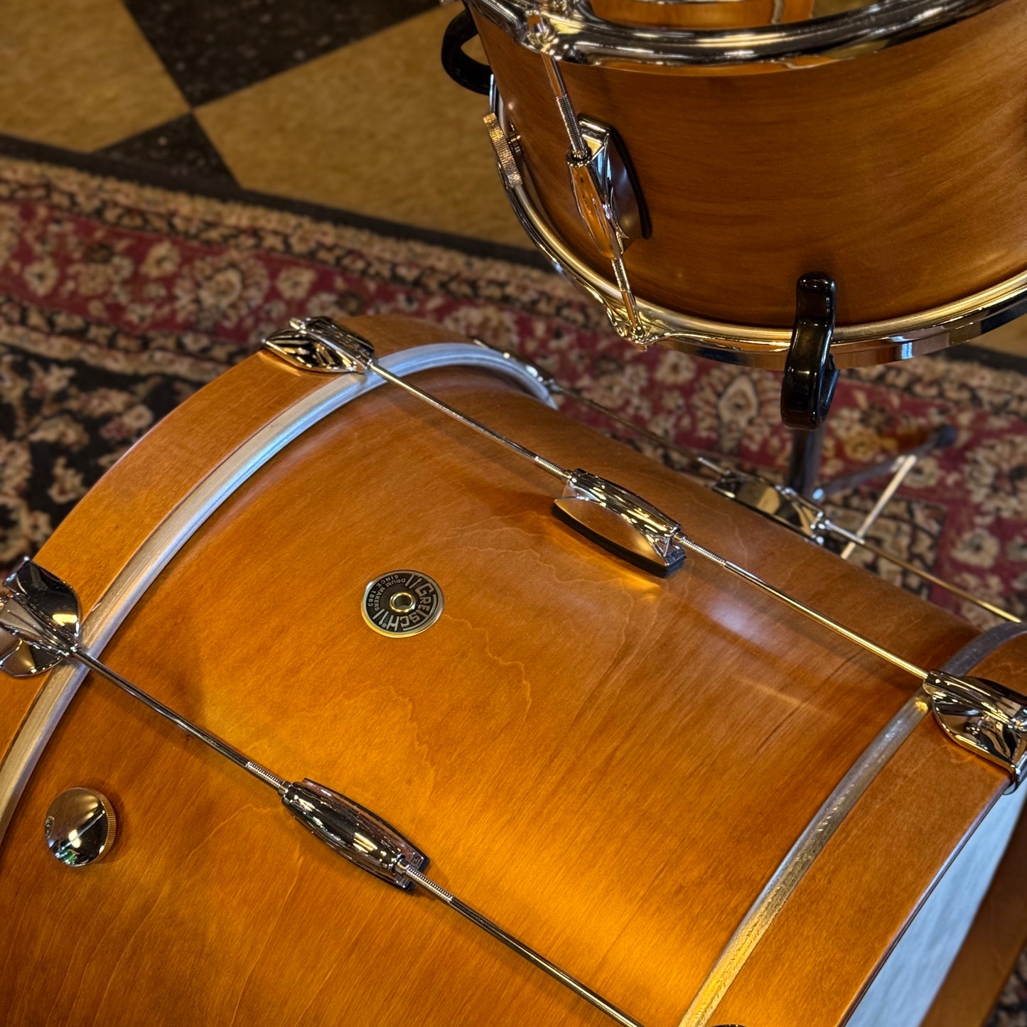 NEW Gretsch Broadkaster Heritage Build in Satin Classic Maple - 14x20, 8x12, 14x14