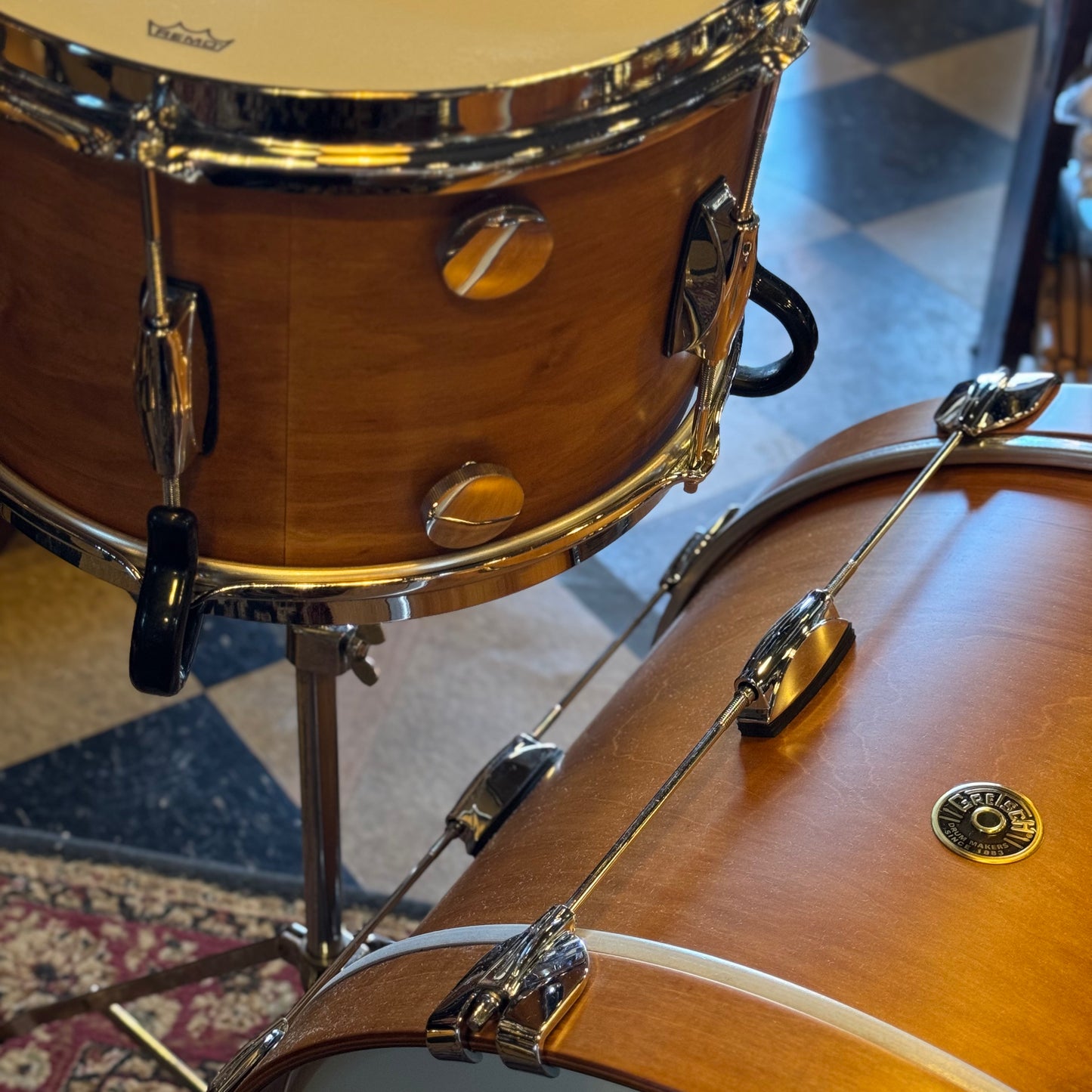 NEW Gretsch Broadkaster Heritage Build in Satin Classic Maple - 14x20, 8x12, 14x14