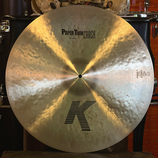 NEW Zildjian 22" K. Zildjian Paper-Thin Crash Cymbal - 1926g