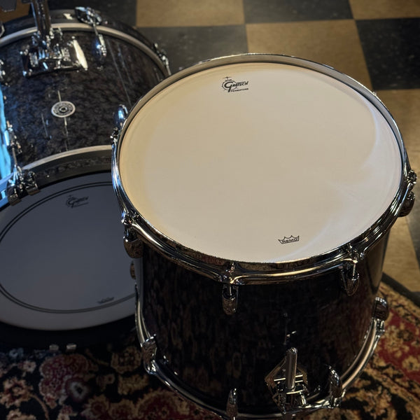 NEW Gretsch Brooklyn 3pc Bop Outfit in Deep Black Marine Pearl - 14x18, 8x12, 14x14