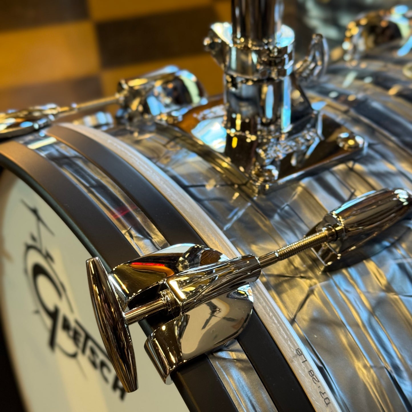 NEW Gretsch USA Custom Drum Set in Sky Blue Pearl - 14x18, 8x12, 14x14